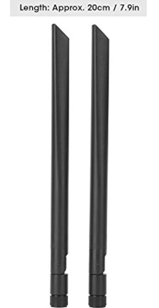 เสาอากาศ (2ต้น) WiFi Dual Band (2.4GHz / 5GHz) Omni High Gain 8dBi หัวต่อ RP SMA
